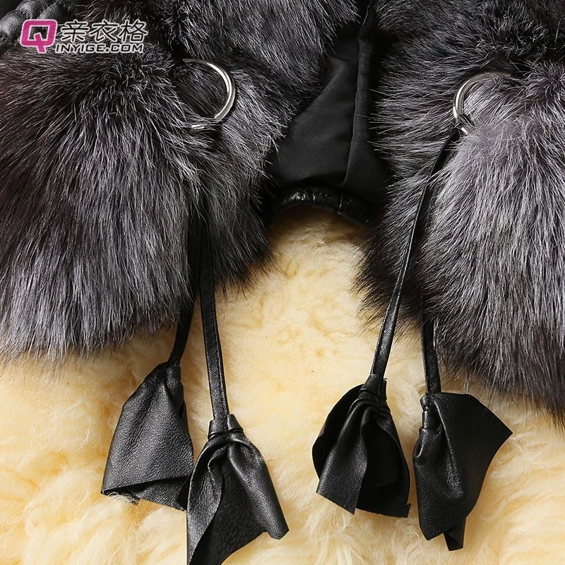 ICCLEK Fur one women's simulated fur vest coat plus size women's Vest fur short clip