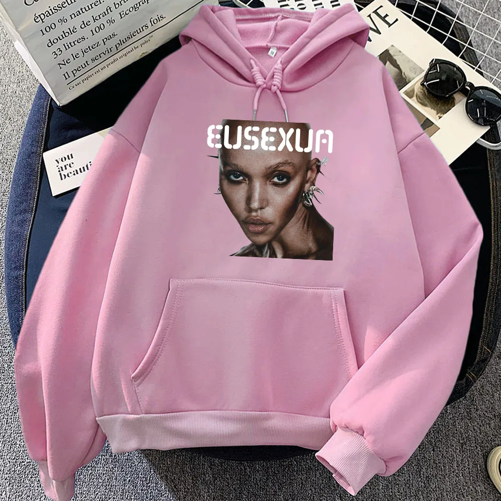 Толстовка с капюшоном FKA Twigs eusexa толстовка для мужчин и женщин Зимняя Теплая