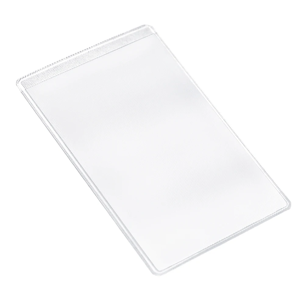 1 Pc PVC Transparent Card Holder Bus Business Case Bank Credit ID Card Holder Cover Identification Card Container Holder