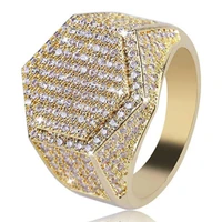 masonic totem mens ring new fashion temperament luxury full diamond ring personality characteristic alloy jewelry