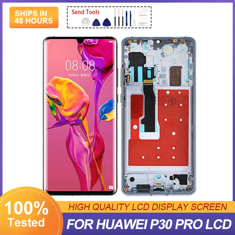 

1 шт., сенсорный ЖК-экран 6,47 дюйма для Huawei P30 Pro