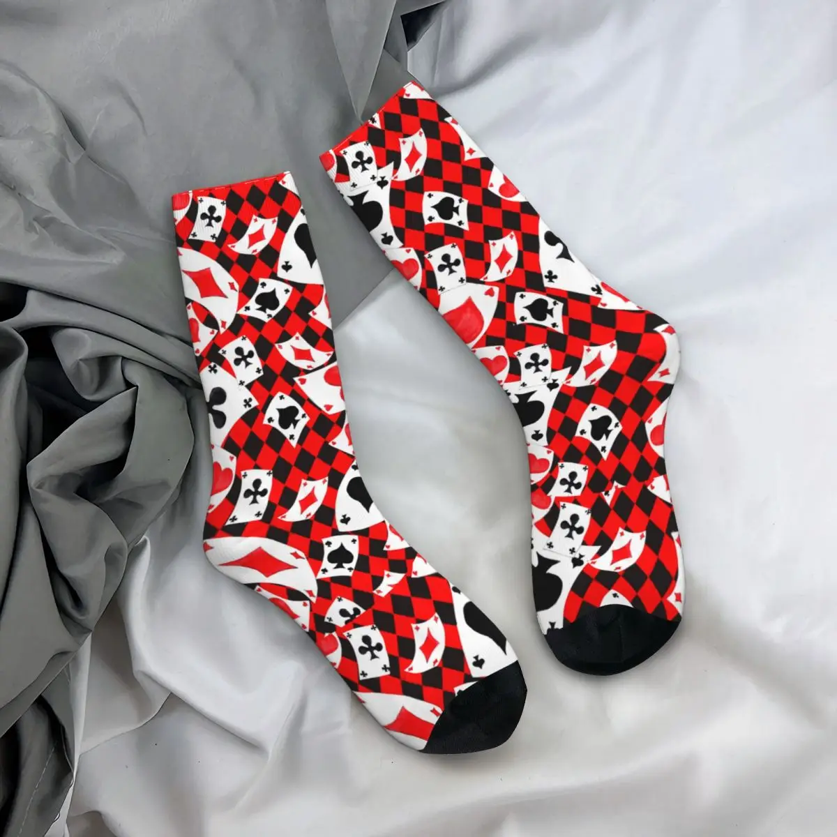 Модные спортивные носки Алиса в стране чудес новинка Полиэстеровые носки-трубы