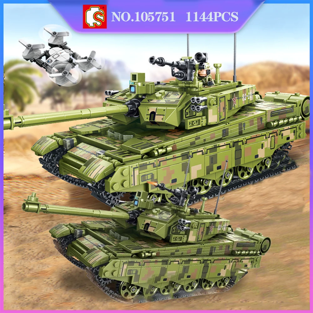 Модель военного танка SEMBO Panzer модель оружия экшн-солдат фигурки строительные