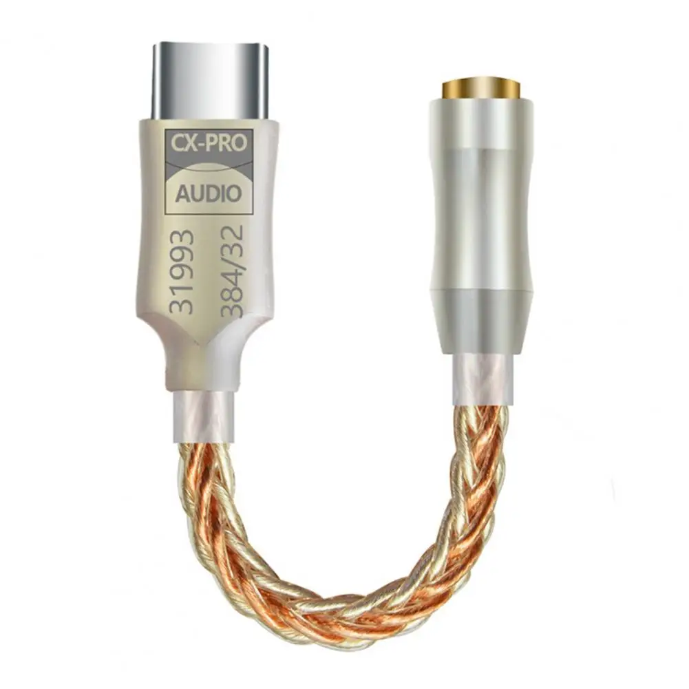 Фото Аудиоусилитель для наушников 3,5 мм, усилитель для наушников USB Type-C DAC CX31993, Hi-Fi аудиоинтерфейсный адаптер, высокоточный PCM №1