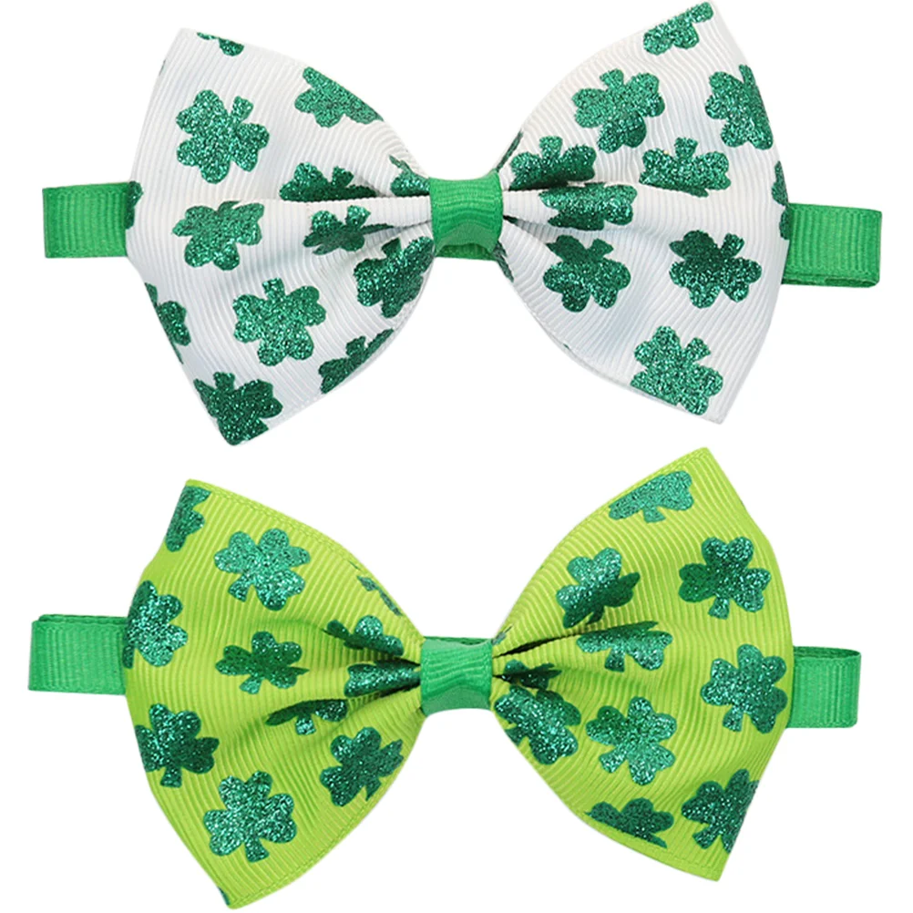

2Pcs Dogs And Cats Holiday Cats Cat Collar Dog Bows Dog Bow Bow Ties For Dogs Dog Bow Tie for Decor Dog Festival