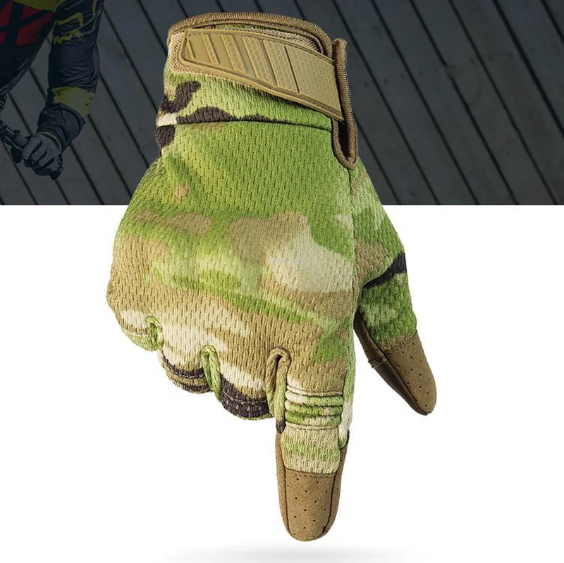 

Камуфляжные тактические перчатки с закрытыми пальцами, военные армейские Пейнтбольные аксессуары, перчатки для спорта на открытом воздухе...