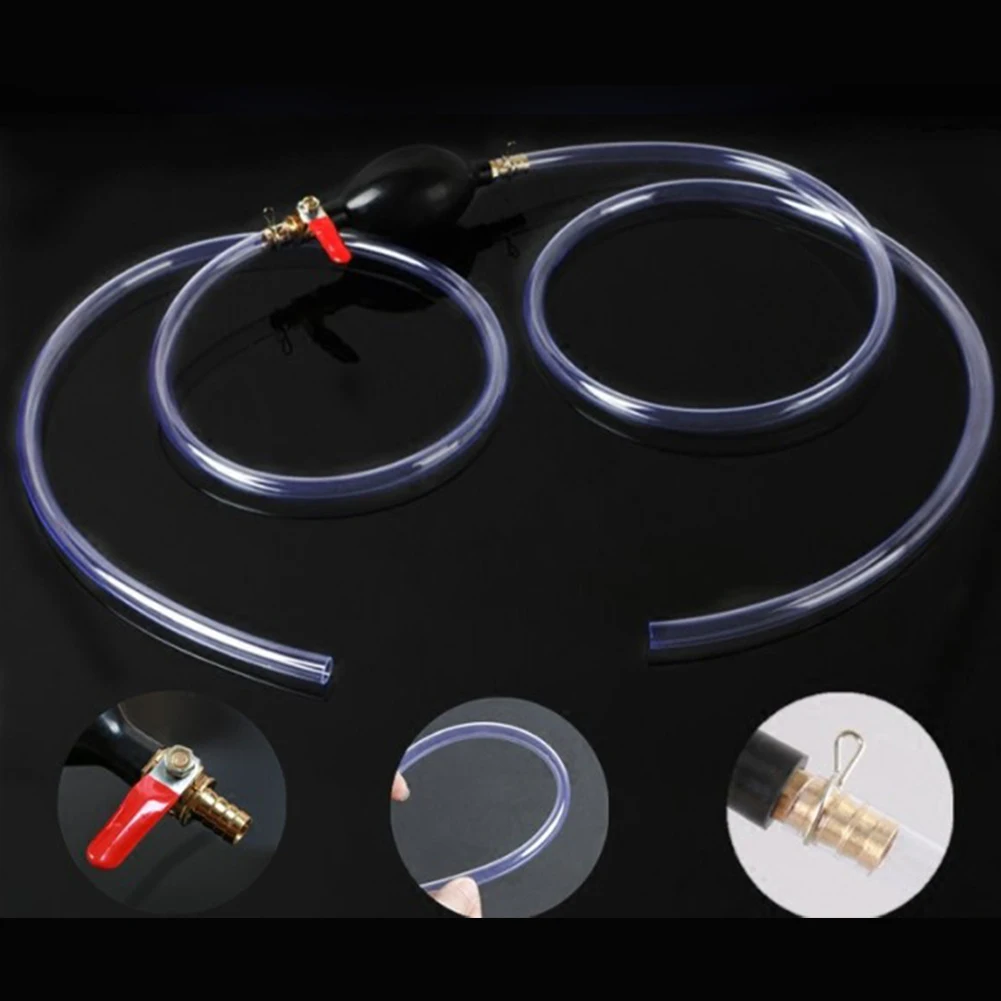 

1Pc Of Oil Sucker With Valve Oil Sucker Car Manual Fuel Tank Suction Hose Oil Pump Anti-static PVC Tools Motorcycle Fuel Pump