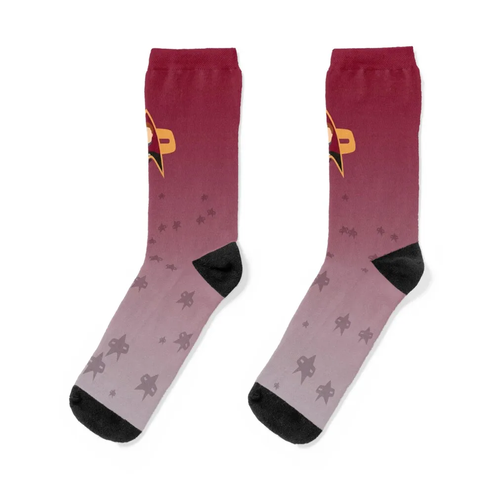 Captain Kathryn Janeway - Star Trek Voyager Socks роскошные рождественские подарки женские носки