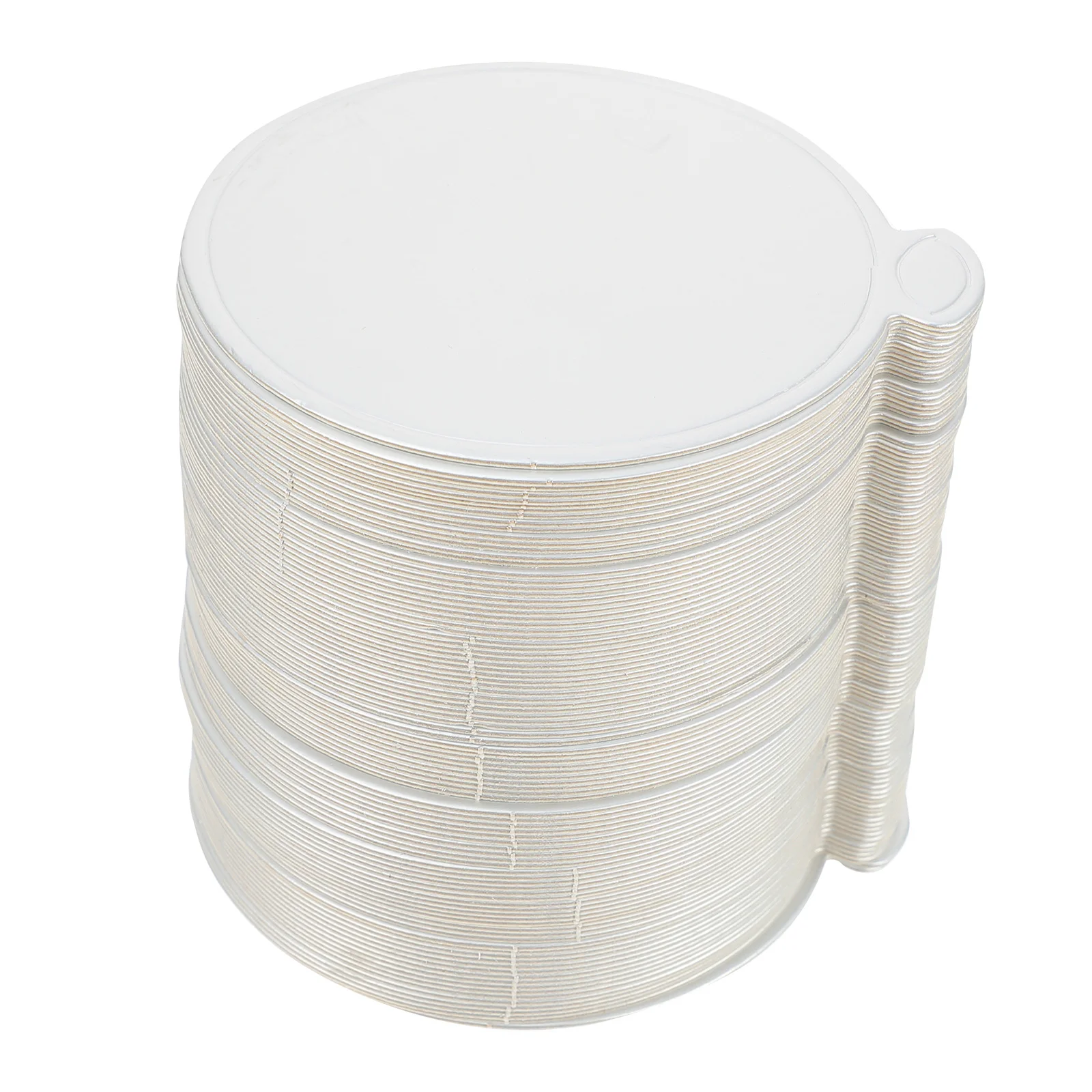 

100 Pcs Cake Mat Bottom Boards Round Tray Disposable Display Bases Paper Pads Exquisite Practical Serving