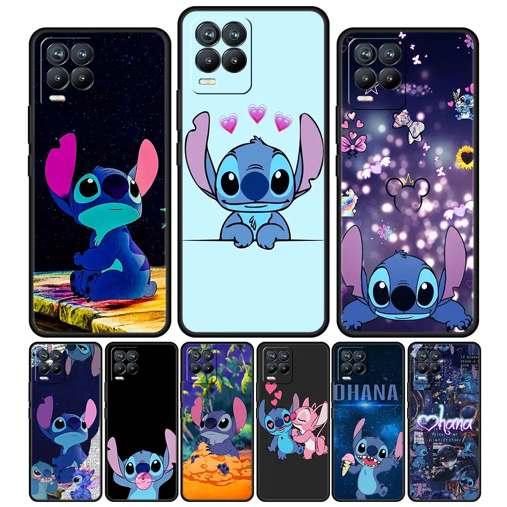 

Case Cover for Realme 8 Pro 6 7 9 8i 9i C3 C11 C15 C21 C21y C25y GT XT Neo2 Neo3 C35 Shockproof Armor Print Disney Stitch Cute
