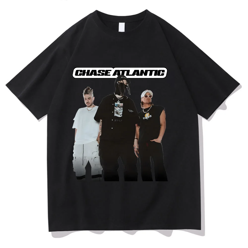 Chase Atlantic Fans Gift Tshirts Summer Short Sleeve Tees High Quality Cotton Tee-shirt Women Men Tops Fashion Classic Clothing