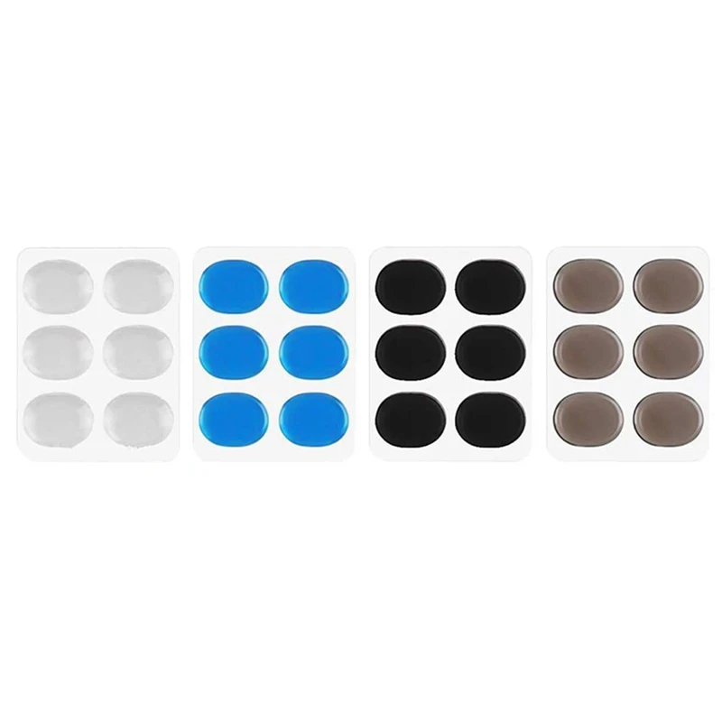 

24 Pcs Silicone Drum Damper Pads, Drum Snare Mute Pad Soft Drum Damper Gel Pads for Drums Tone Control