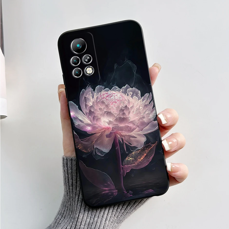 Защитные чехлы для Infinix Note 11s модный предмет искусственные Чехлы 11 Pro X697