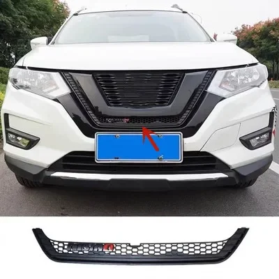 

Хромированная передняя решетка из АБС-пластика для Nissan X-Trail 2017-2021, защита от насекомых, автомобильные аксессуары
