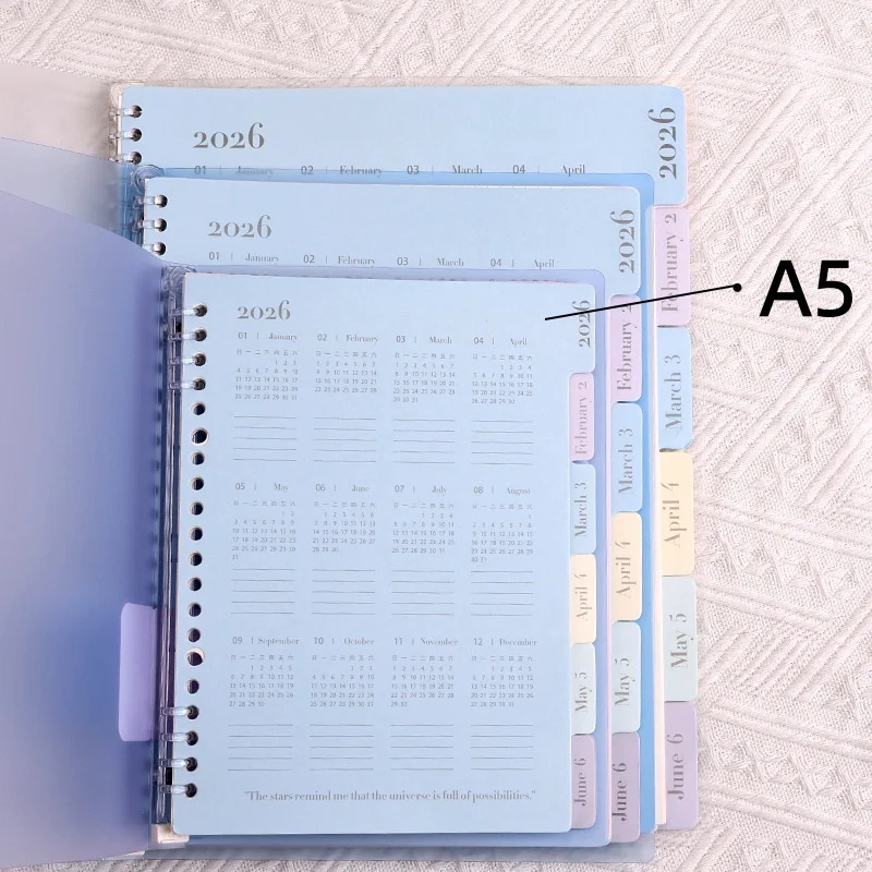 

Календарь-планер 2026 года, макаронные цвета