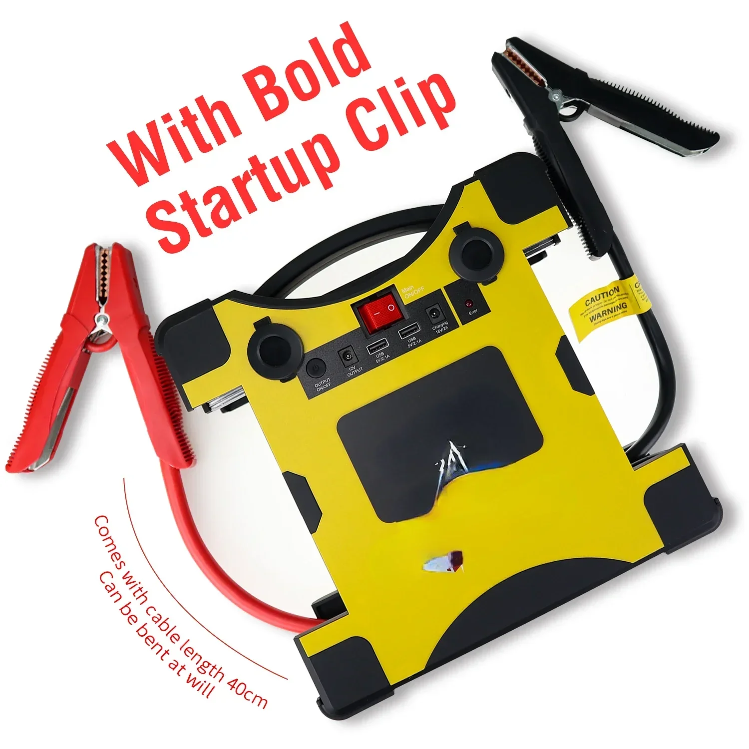 Портативный аварийный автомобильный аккумулятор стартер 64000 мАч 24 В для больших