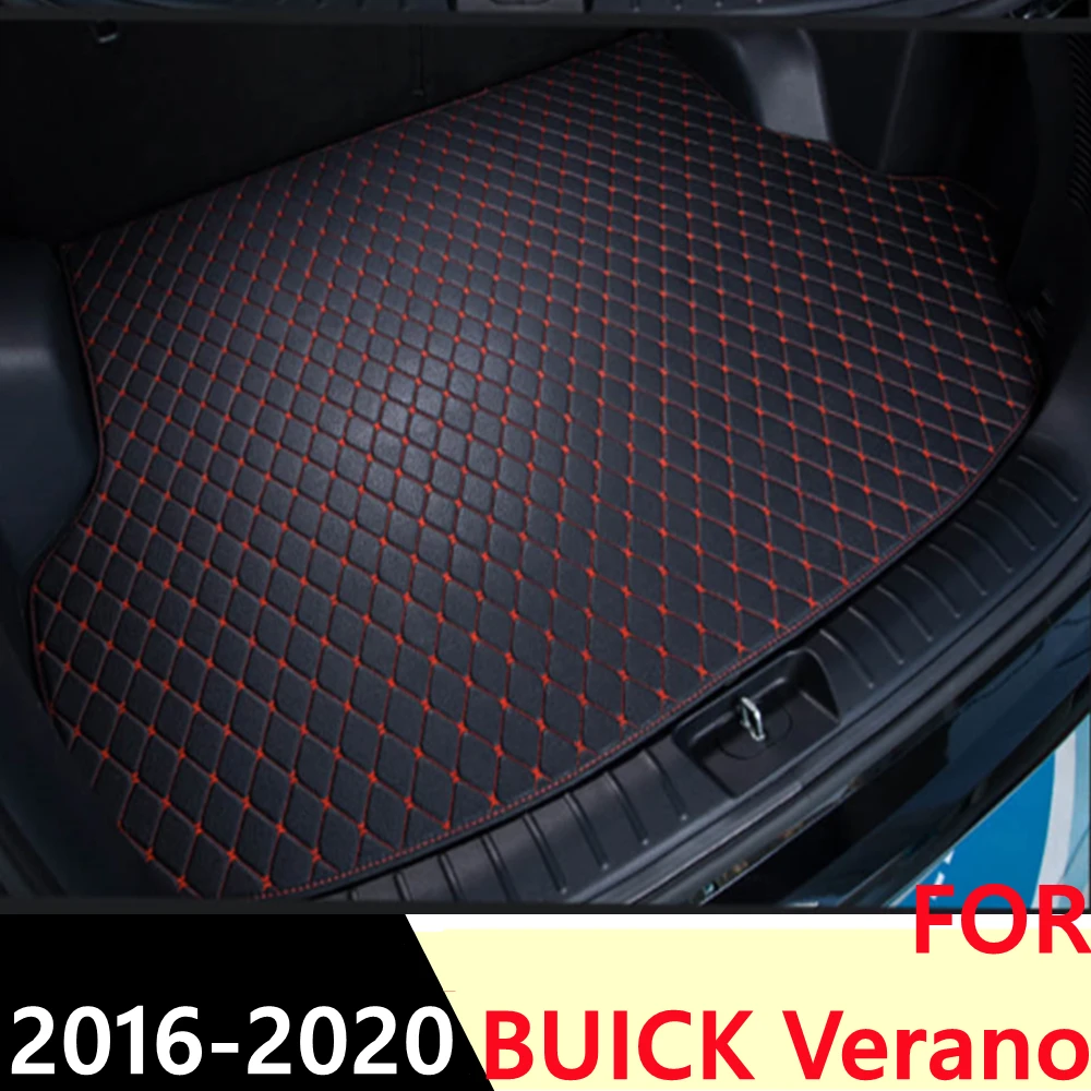 

Car Trunk Mat For Buick Verano Sedan 2016-20 All Weather XPE Flat Side Rear Cargo Cover Carpet Liner Tail Parts Boot Luggage Pad