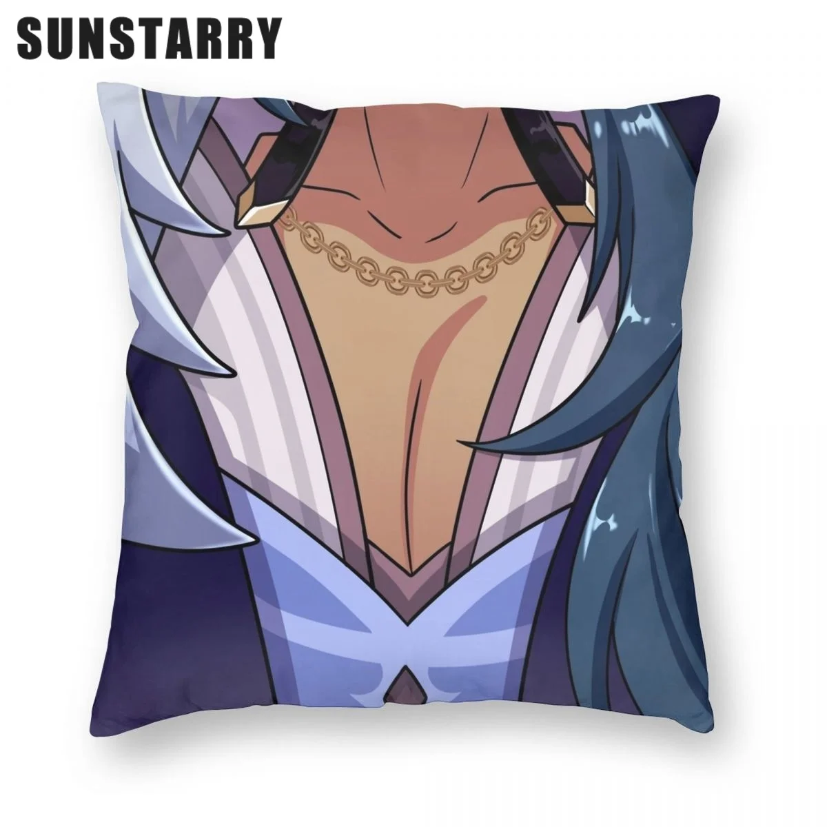 

Genshin Impact Kaeya Tiddies Square Pillowcase Pattern Decor Sofa Polyester Cushion Cover Wholesale 45x45cm Funda Cojin Cojines