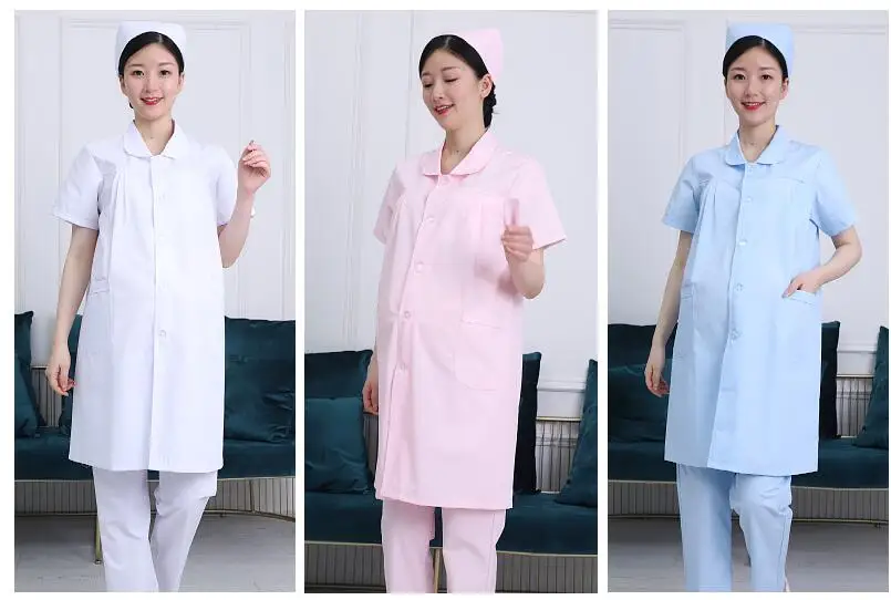 Униформа медсестры для беременных женщин, топы, блузка, Комбинезоны для салона красоты, одежда для медсестер, стоматология