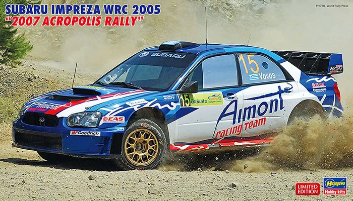 HASEGAWA 1:24 Impreza WRC 2007 акрополис 20558 Ограниченная серия статическая сборка набор моделей игрушки подарок