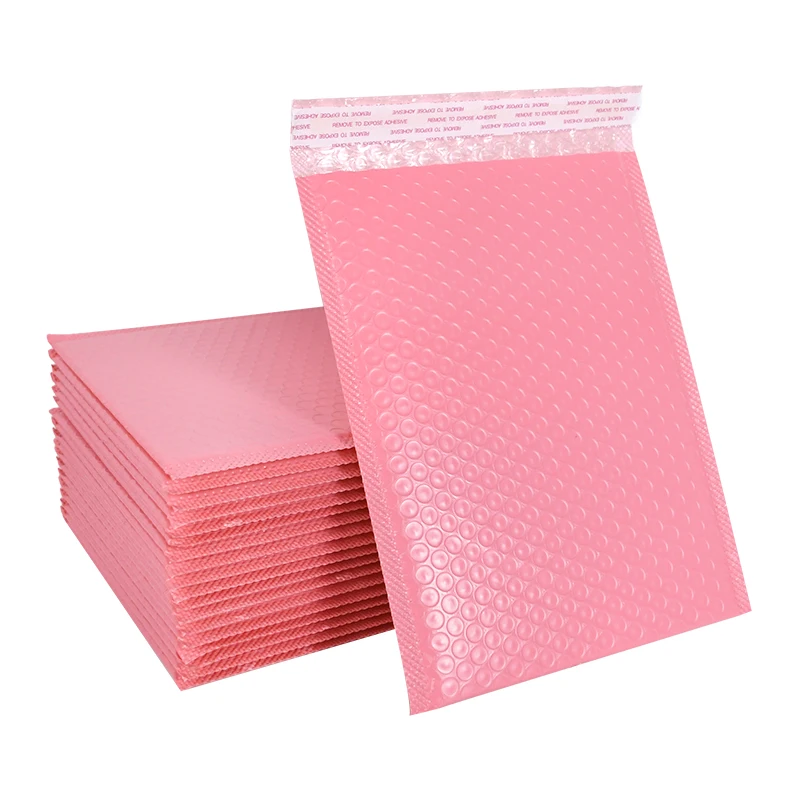 

1/2/3/4/5pcs Pink Black Bubble Bags PE Foam Self Seal Padded Envelope Bag Waterproof Mailer Shipping Bag Gift Packaging Supplies