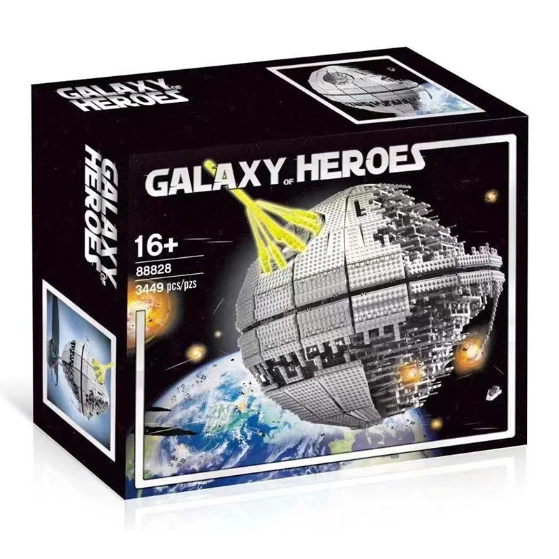 

In Stock 3449Pcs 05026 Death Star II Planet series building blocks Compatible with 10143 Toys for children bricks gift