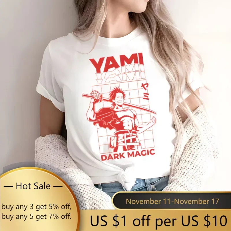 

Asta Yuno Yami Sukehiro Japanese Anime Black Clover Women Fashion Hip Hop T Shirt Men Women Harajuku T-Shirts Print Tees Tops