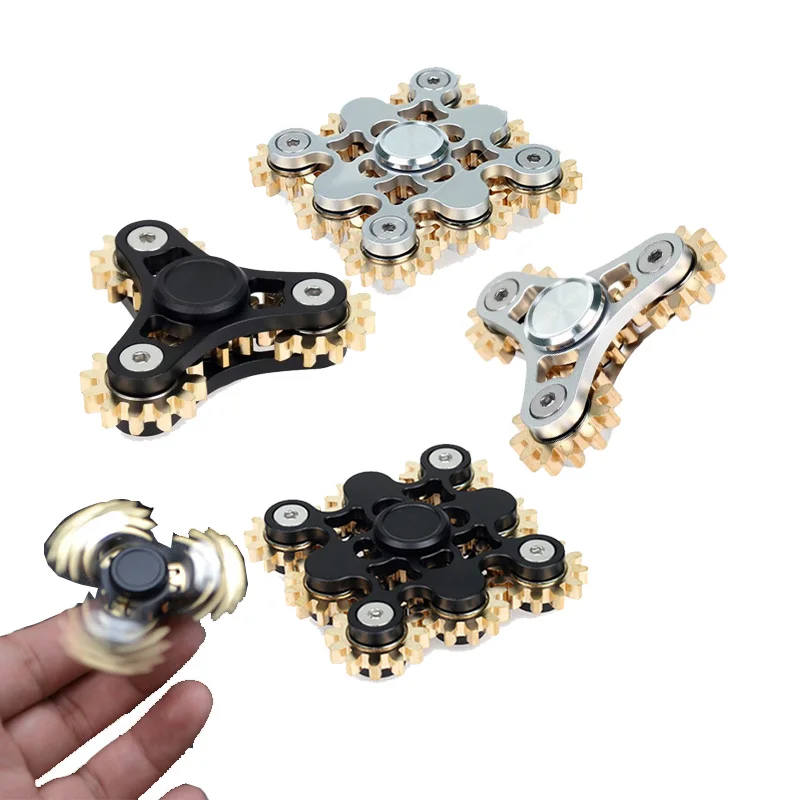 

Металлическая Шестерня Спиннер EDC ручные Спиннеры Шестерня Fidget Spinner Анти Стресс палец игра ручной палец Спиннер игрушки для взрослых и дете...