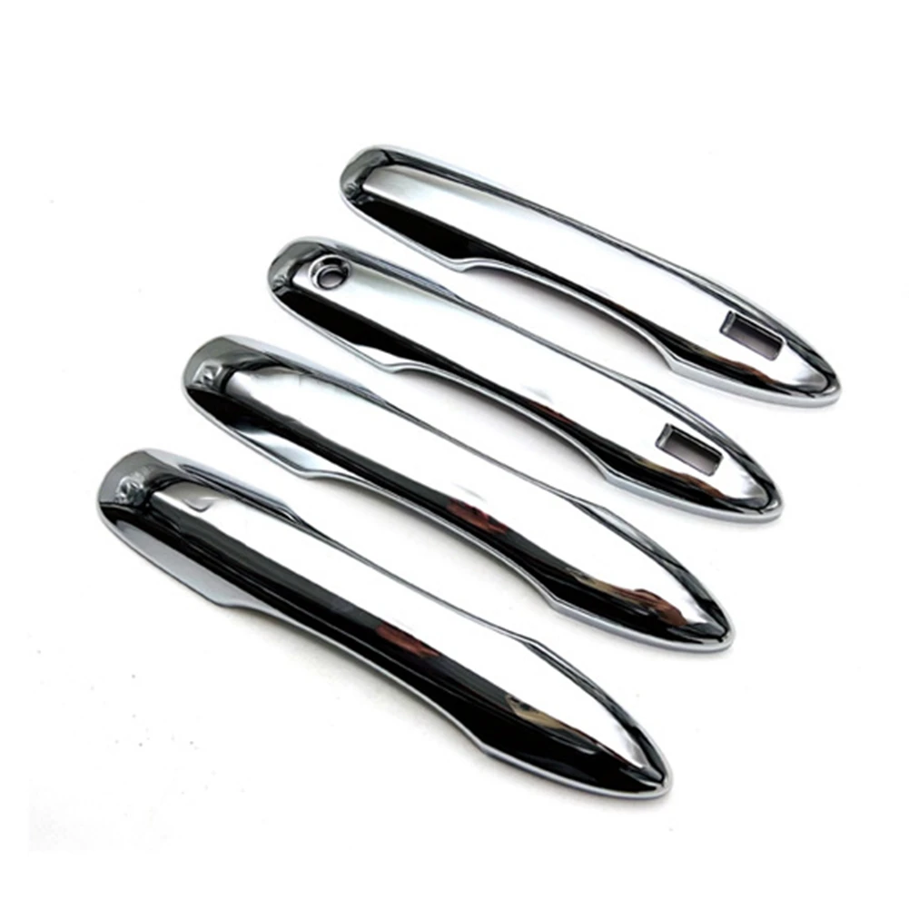 

4Pcs Chrome Silver Car Exterior Side Door Handle Cover Trim