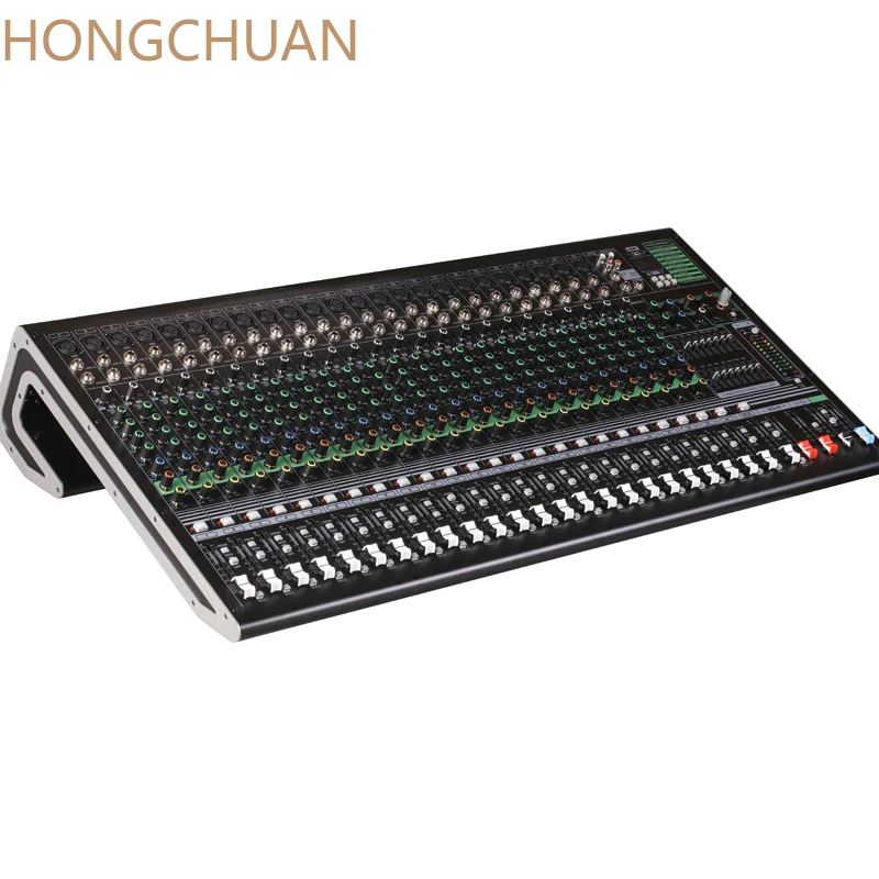 

Aoshen Professionele Audio Mixer Console Studio Dj Dsp 24 Kanaals Geluid Opname Systeem