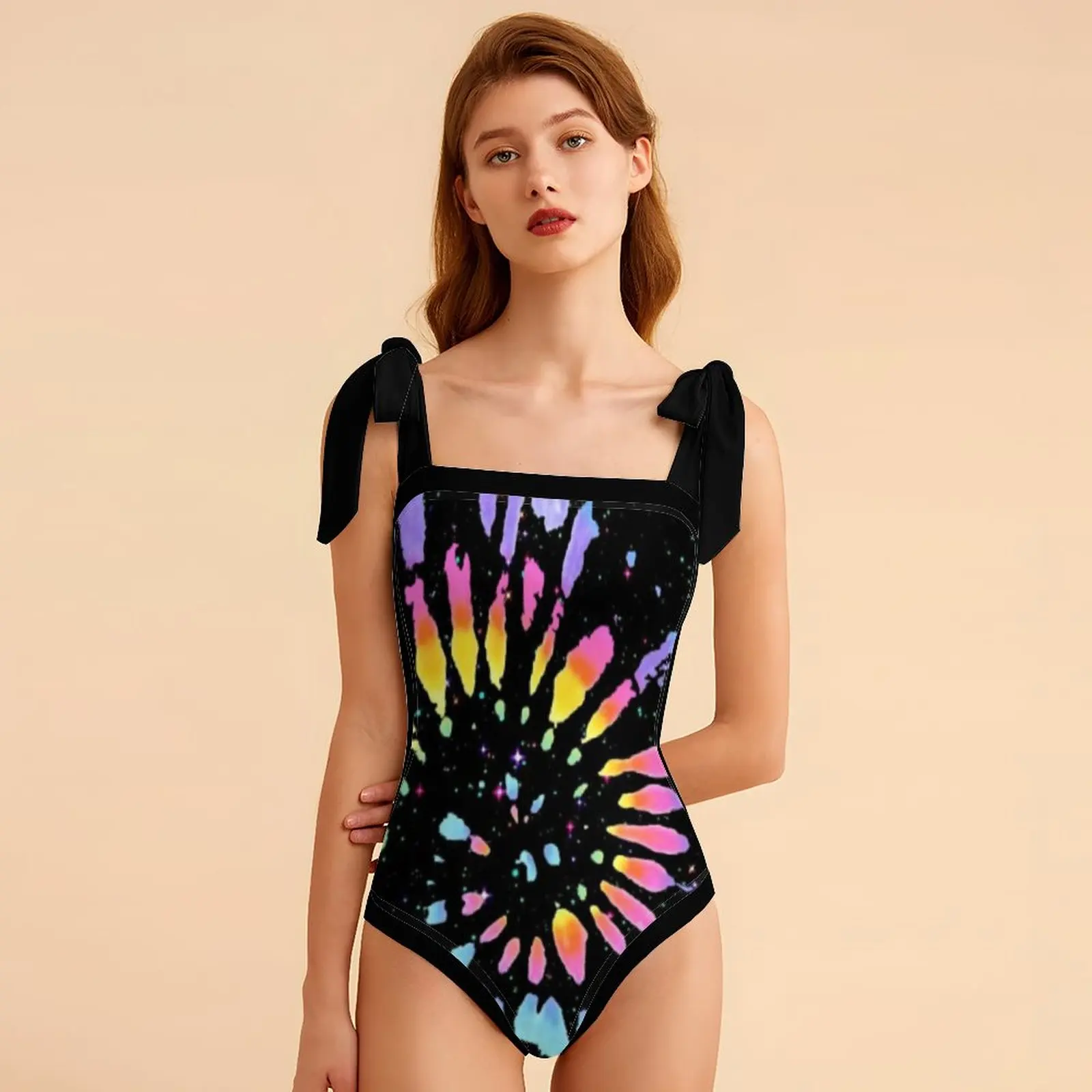 

Fashion Printed One Piece Swimsuit And Cover Up