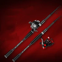 equipment fishing rod with reel carbon fiber freshwater telescopic fishing rod professional material de pesca casting combo