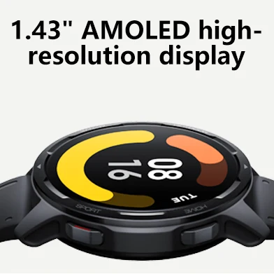 Cena Nowy Zegarek Xiaomi S1 Aktywny Smartwatch 1.43 Cal Wyświetlacz AMOLED 5ATM Czujnik Tętna Bluetooth Odbierz Połączenie Wrist Watch