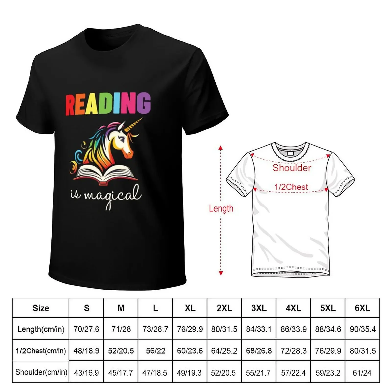 Reading is Magic T-Shirt быстросохнущие футболки мужские с рисунком