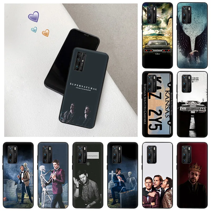 

Silicone Soft Phone Case For Google Pixel 6 Pro 5 5a 4 4a 3 xl Huawei Mate 40 20 10 Lite PSmart-z Case Supernatural Funda Cover