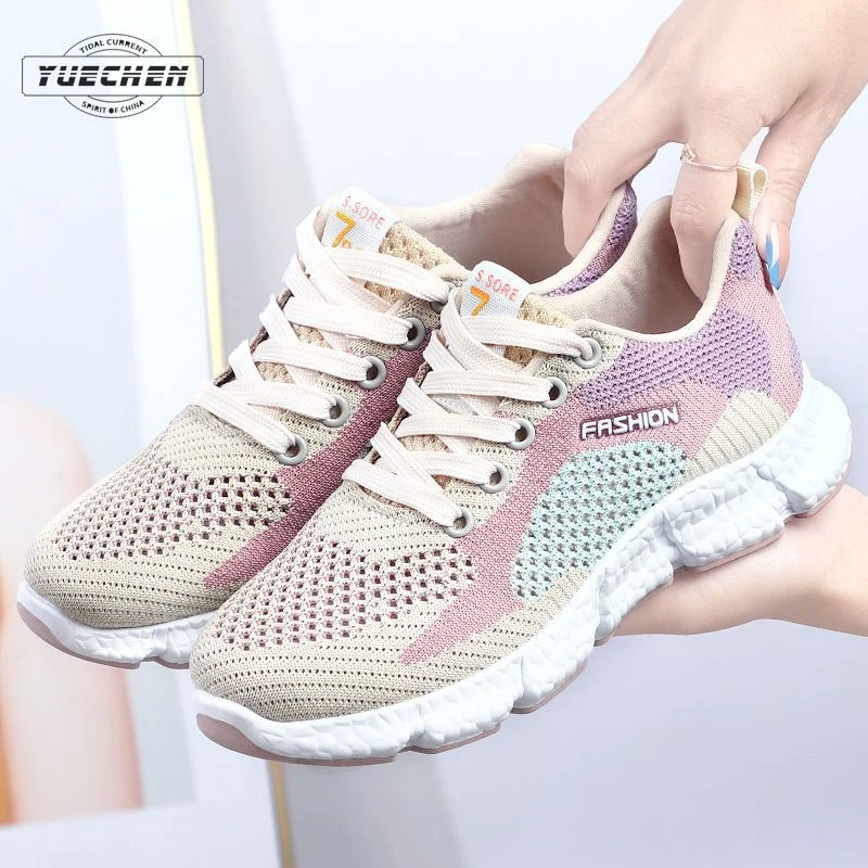 Women Sneaker Casual Shoes Breathable Mesh Lace-up Sneakers Ladies Platform Vulcanized Shoes Women Shoes 2023 Zapatillas Mujer