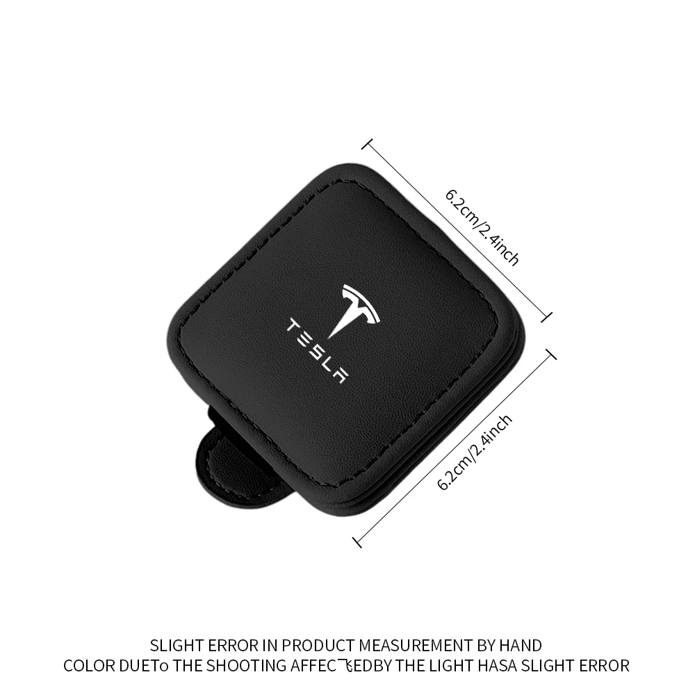 Автомобильные кожаные зажимы для очков солнцезащитный козырек фиксированный