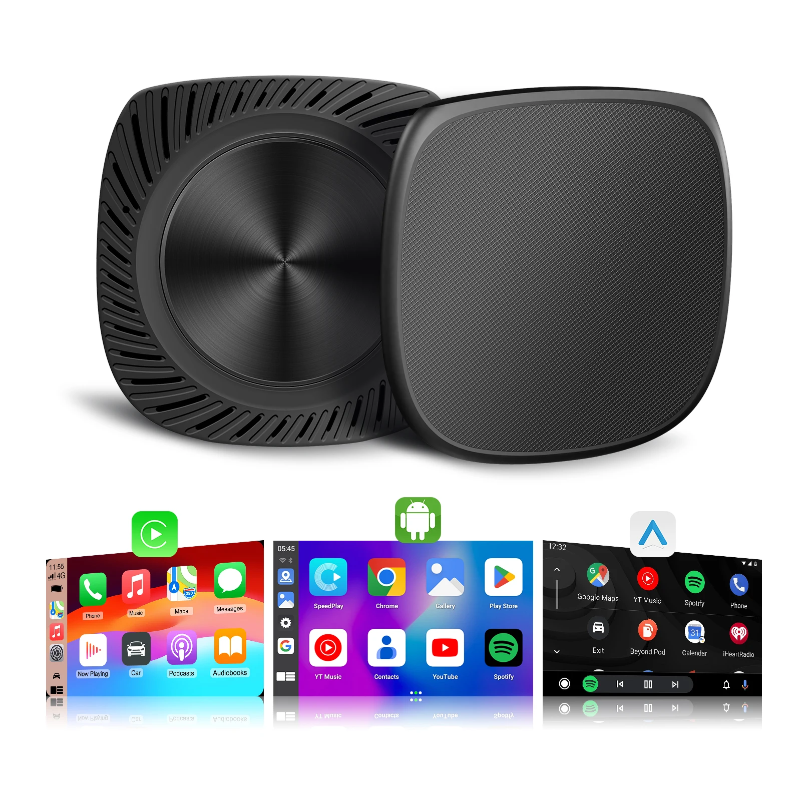Фото Ezonetronics CarPlay Android Ai Box Проводной к беспроводному carplay Android Восьмиядерный процессор 4G + 64G 8G + 128GP Поддержка Plug and Play Выход HDMI №1