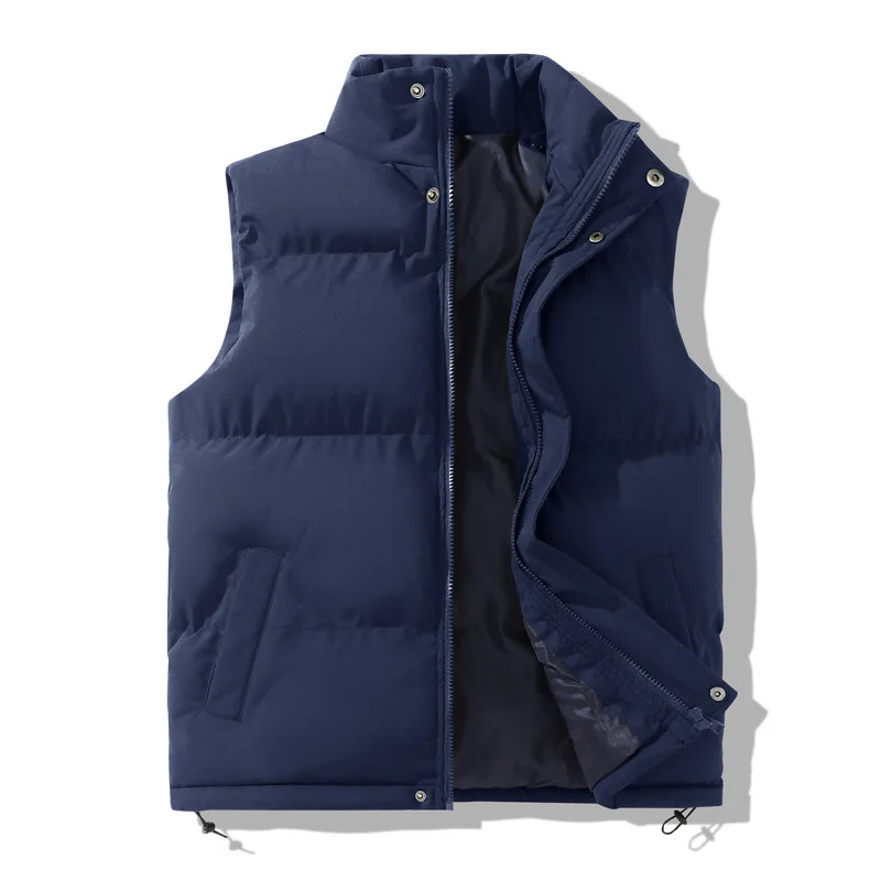 Новинка 2024 мужской осенне-зимний вельветовый жилет на плечо теплая куртка для