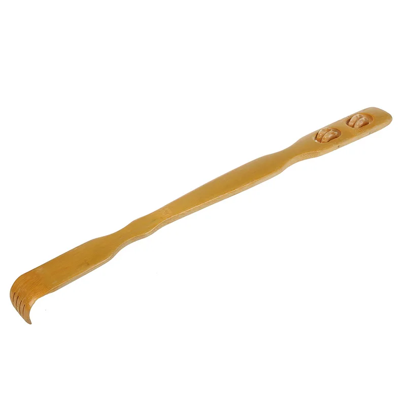 

1PCS 45cm Best Sale Long Wooden Body Stick Roller Back Scratcher Bamboo Massager Back Scratcher