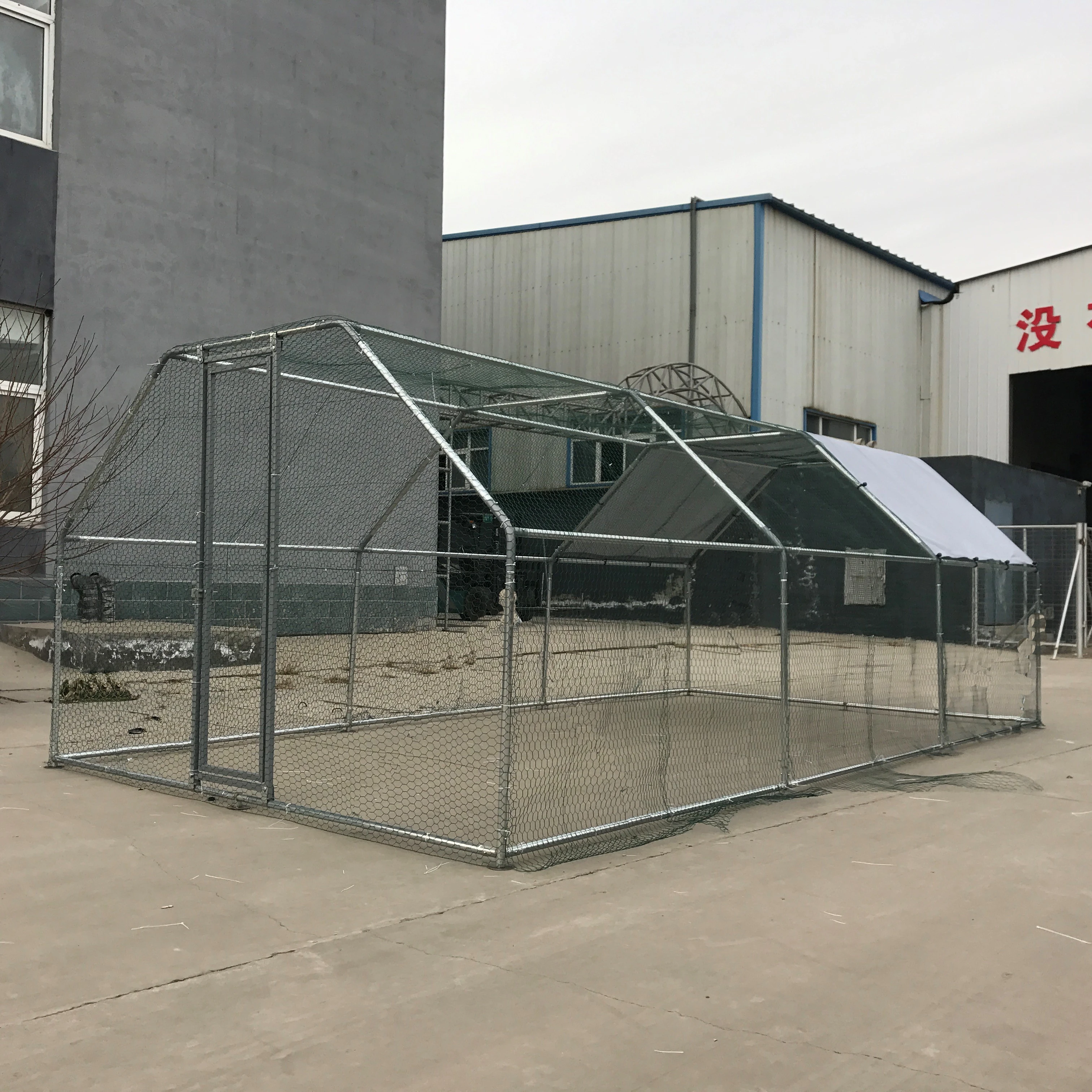 Портативная оцинкованная труба для курятника домашнего использования