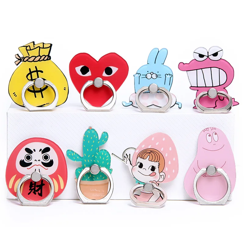 

Cute Cartoon Mobile Phone Bracket Anti-fall Ring Buckle Lazy Bracket Small Gift Phone Ring Holder