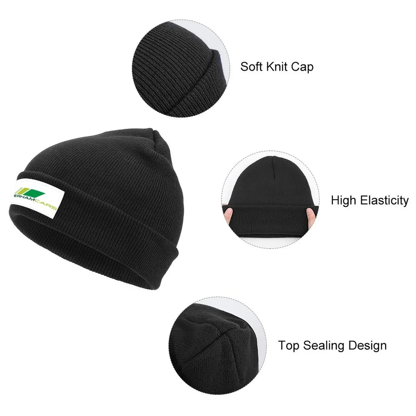 CATERHAM CARS Вязаная кепка Одежда для гольфа Пляжная шляпа Snap Back Hat Rave Golf Женская