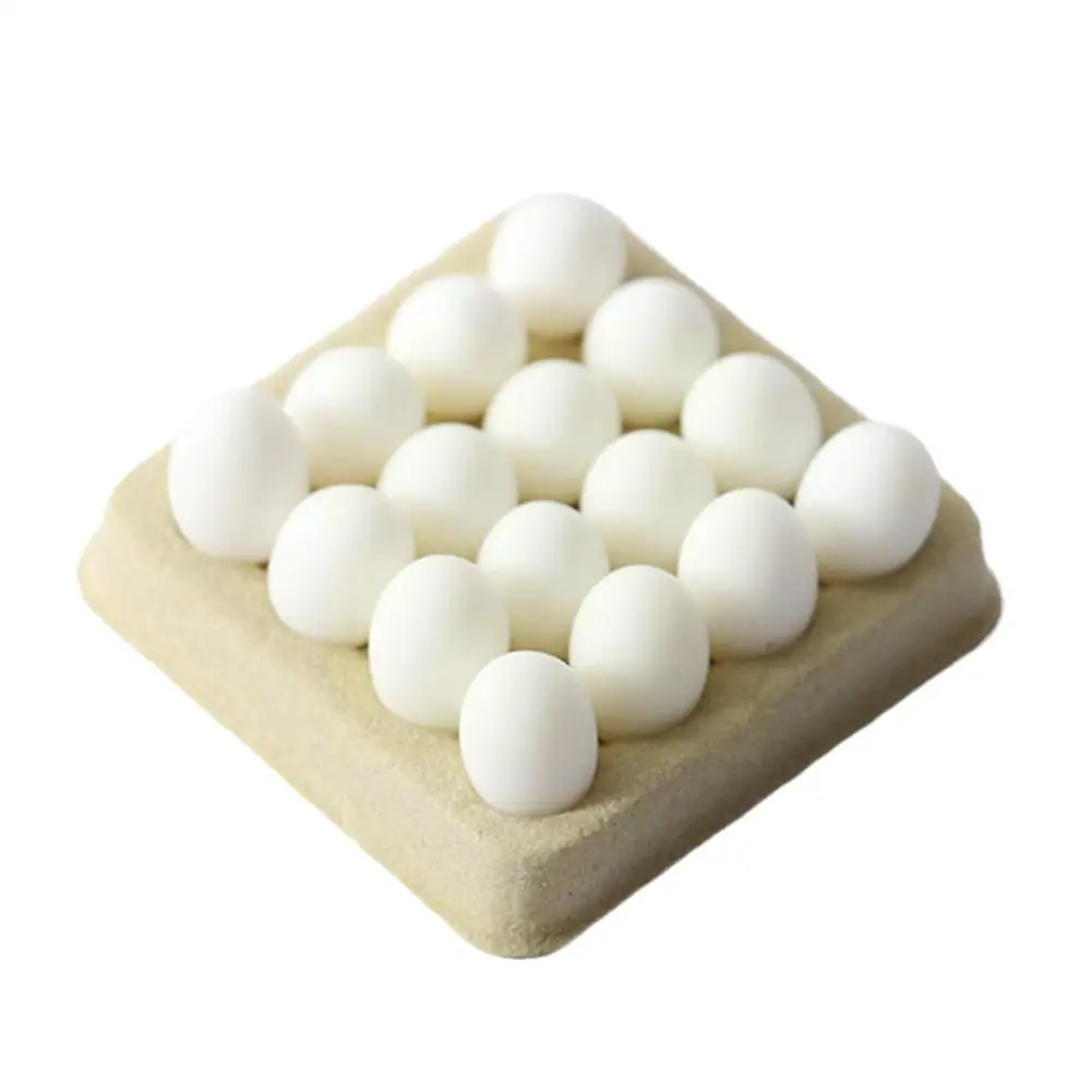 

1:6 Миниатюрные аксессуары для яиц, поднос для яйца, Детские аксессуары для еды, ролевые кулинарные миниатюры, набор игрушек D5r5