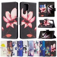 cute flip leather phone case for samsung galaxy s20 s22 s21 fe note 20 ultra plus magneti wallet cover with card slot