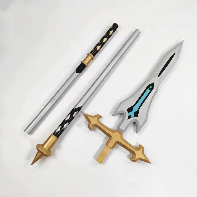 Игрушка Genshin Impact XiangLing искусственная кожа окрашенная стоя ПВХ копье 30 см кукла