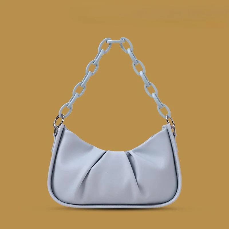 

Женская сумка из искусственной кожи, однотонные повседневные корейские мягкие сумки на плечо с молнией, простые сумки для девушек