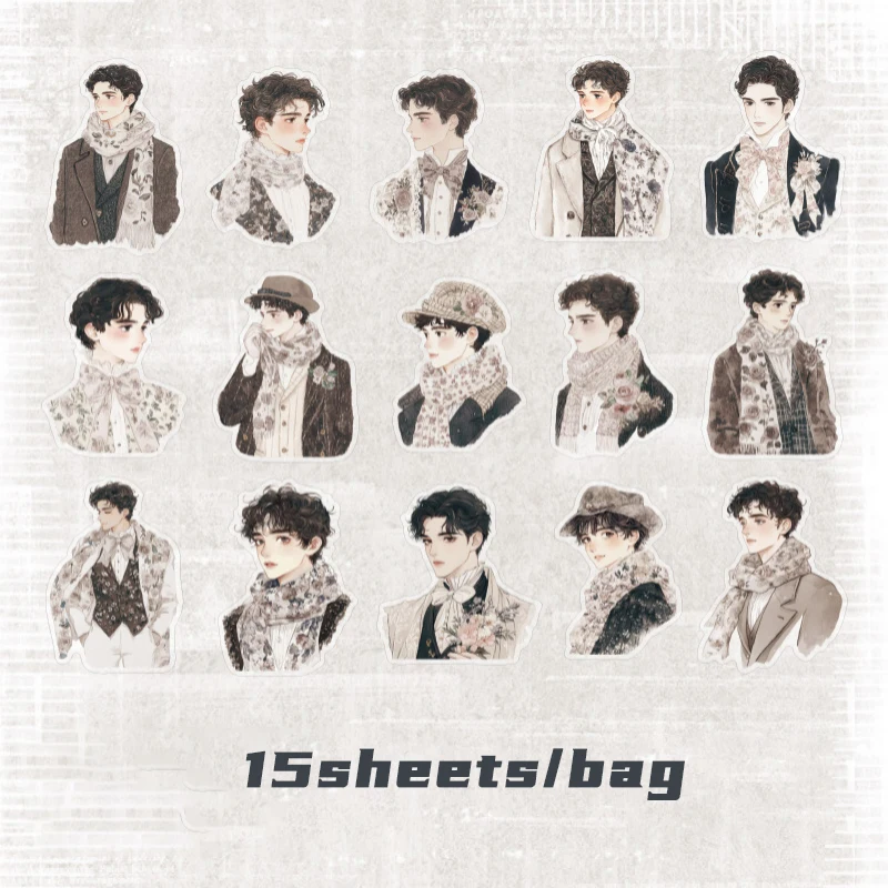 Mr Paper, наклейки для телефонов, 6 стилей