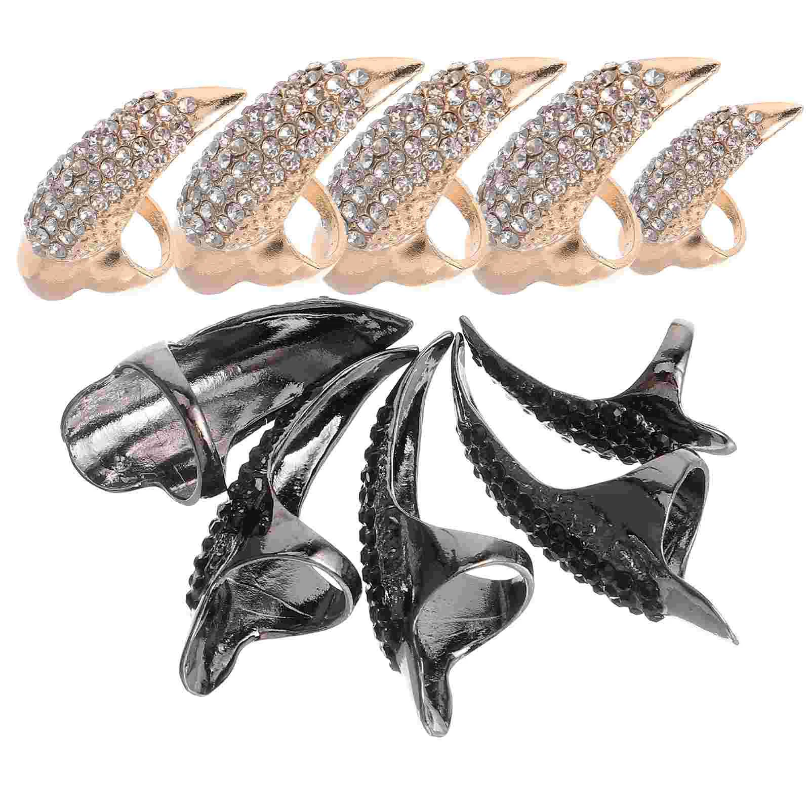 10 шт. кольцо на Хэллоуин кольца палец с орлом мужские когти кончиках пальцев