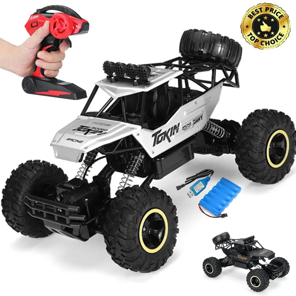 

1:12 4WD RC Car With rc 1/12 body Alloy Frame 2.4G Radio Remote Control Car Buggy Off-Road Control Trucks Boys Toys for Children